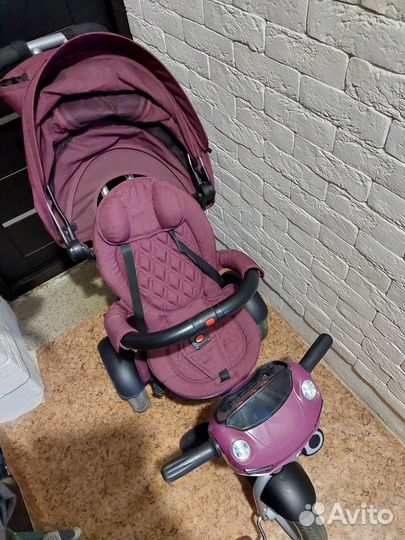 Детский велосипед с родительской ручкой