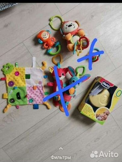 Детские игрушки 0+ Chicco,Мякишъ, погремушки