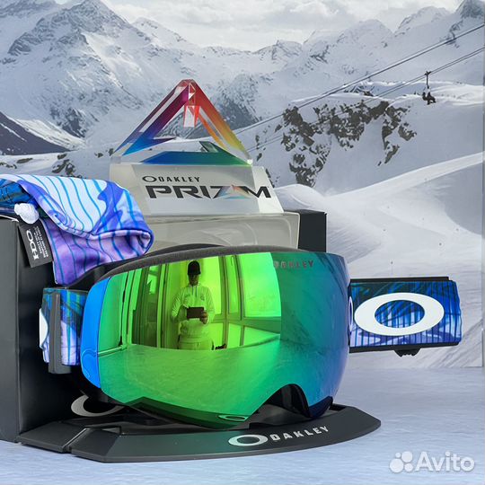 Маска Oakley Flight Deck xm Mikaela Shiffrin Prizm