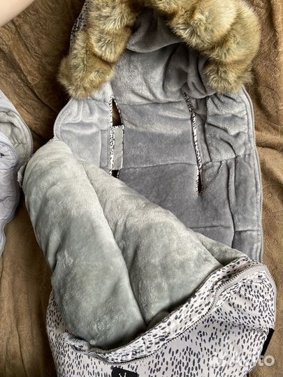 Зимний конверт в коляску elodie details