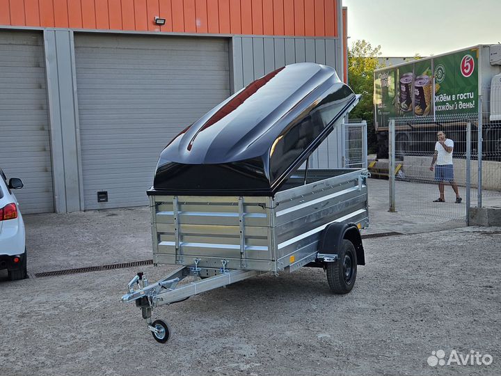 Пластиковая крышка на прицеп Автос А25М 2.5х1.3