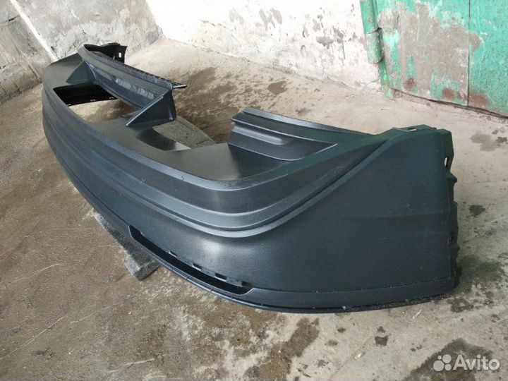 Спойлер (юбка) бампера задний Volkswagen Tiguan 2