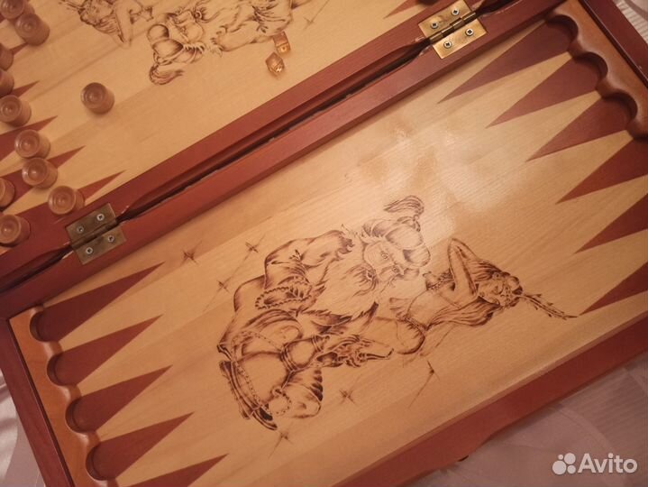 Нарды ручной работы новые