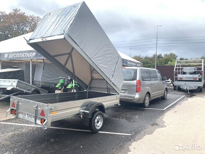 Прицеп сст 7132-08-У (Подъемный Борт и Тент 1.2)