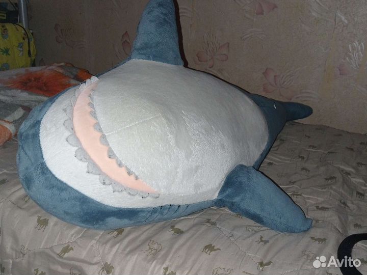 Акула из икеи 110 см