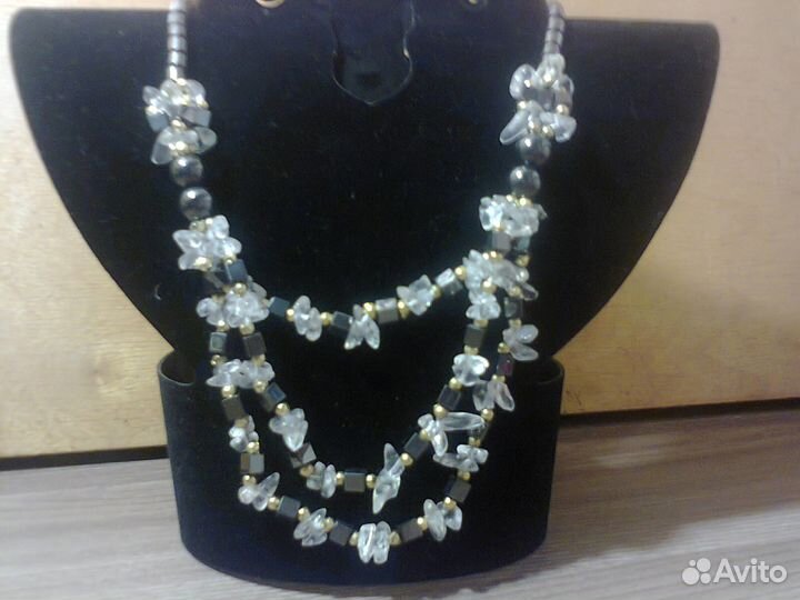 Бусы натуральный камень