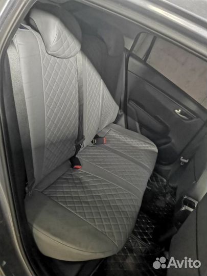 Чехлы из алькантары и экокожи на Kia Soul 2