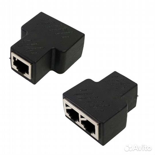 Переходник RJ45 раздвоитель