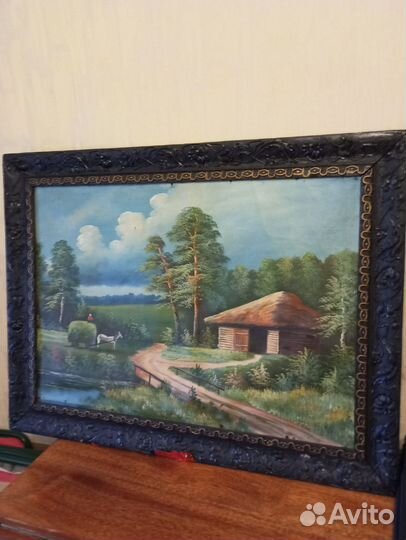 Картина холст масло, 1965-70 г. Худ неизв бронь