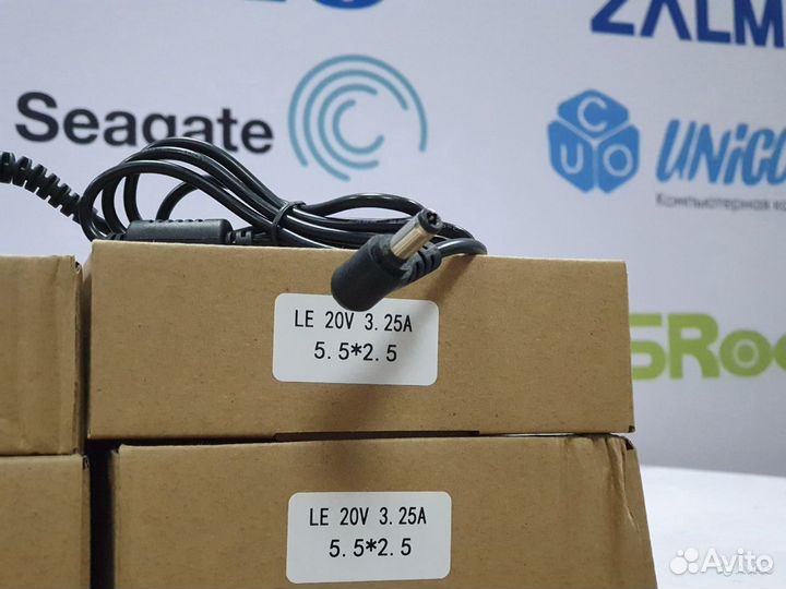 Новое зарядное устройство Lenovo IdeaPad 20V 3.25A