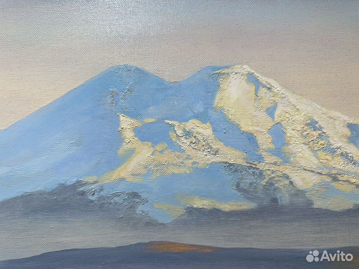 Картина Эльбрус 45х63 А. Абаева