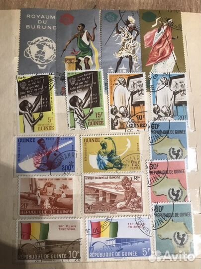 Коллекция марок 400шт