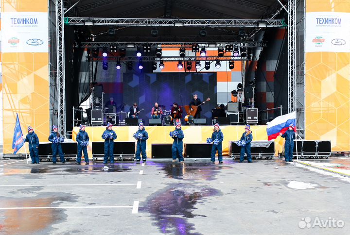 Прокат, аренда, Звук, Свет, Бэклайн, Сцена, Тв