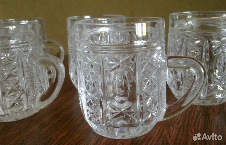 Кружки Дятьковский хрустальный завод СССР