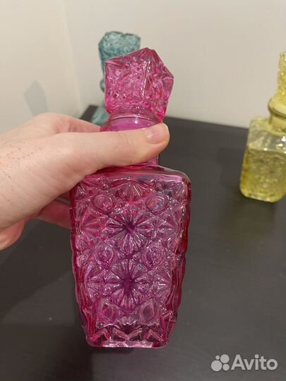 Склянки бутылки для декора и кухни