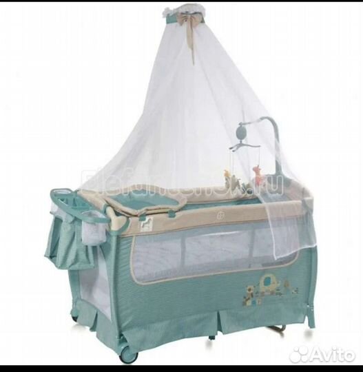 Детская кроватка манеж