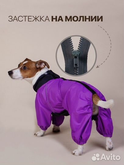 Дождевик для собак