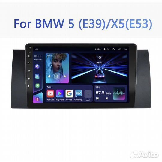 Магнитола BMW E39/E53 Android