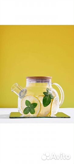 Новый Чайник заварочный CnGlass стеклянный 900 мл