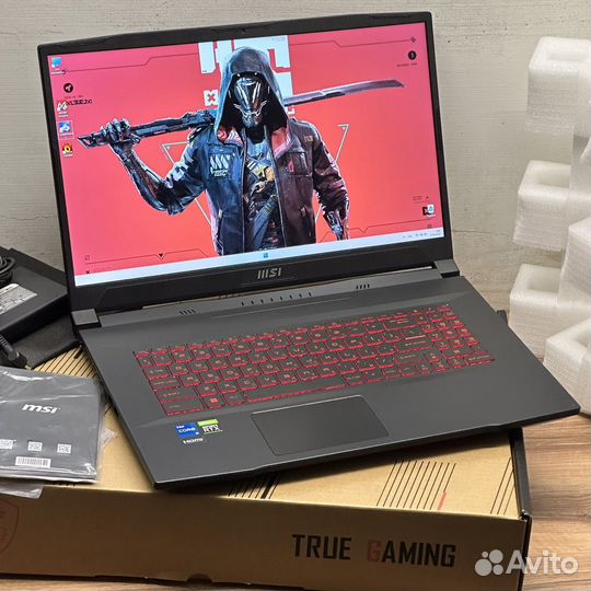 Новый MSI 17.3 144Hz I5-12450H/16GB/RTX 3050/SSD