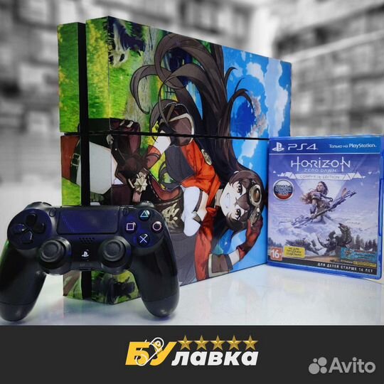 Игровая консоль PS4 с гарантией