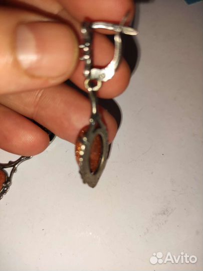 Серьги из мельхиора