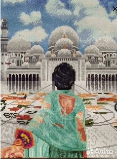 Алмазная мозаика на подрамнике таджмахал