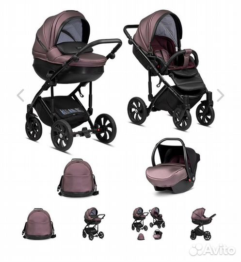 Коляска 3 в 1 Tutis mimi style