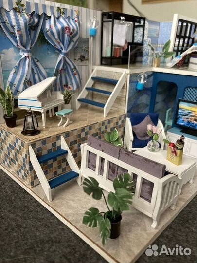 Интерьерная миниатюра Дом у моря