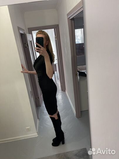 Нарядное платье черное 42-44