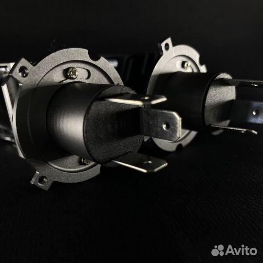 Светодиодные мини-линзы F40B H4, 6000K, 2 шт