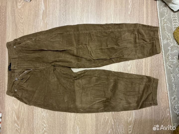 Брюки вельветовые коричневые