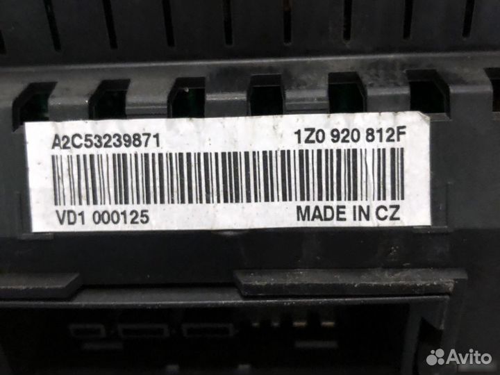 Панель приборов Skoda Octavia A5