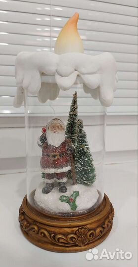 Композиция с подсветкой Дед Мороз