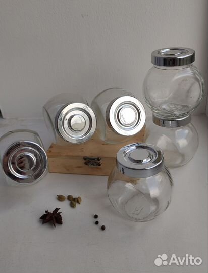 Набор баночек для специй