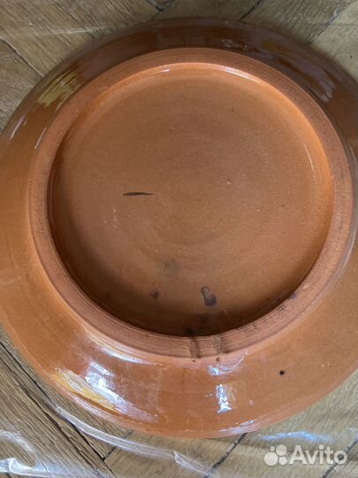 Тарелка декоративная керамика