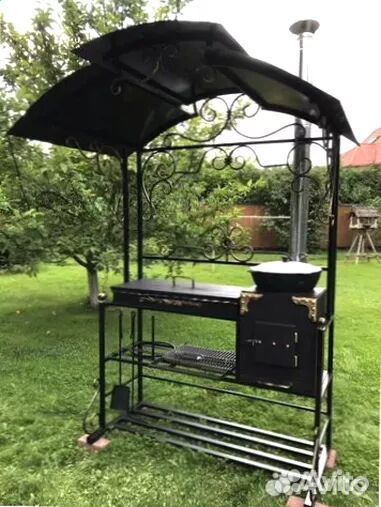 Мангал С крышей