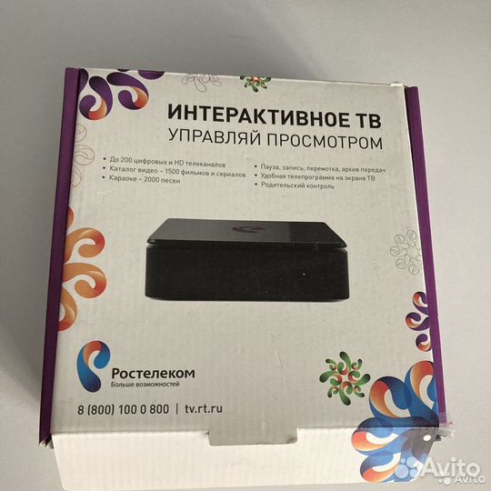 TV приставка + WiFi роутер Ростелеком, iptv
