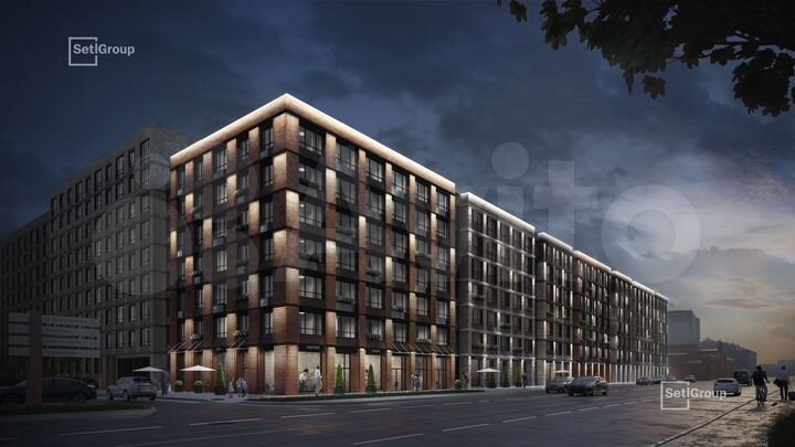 Квартира-студия, 24,9 м², 9/9 эт.