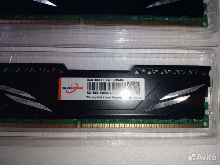 Оперативная память ddr3 8gb 16gb 32gb 1866mhz