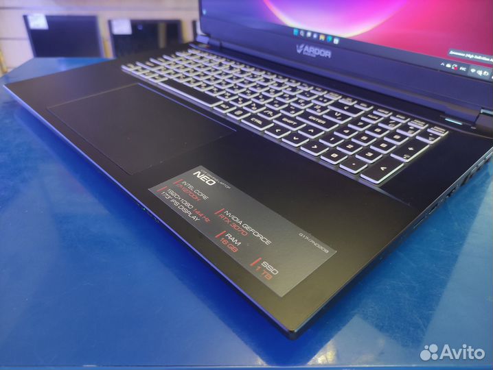 Intel Core i7-12700H nVidia RTX3070 8GB 17.3 IPS