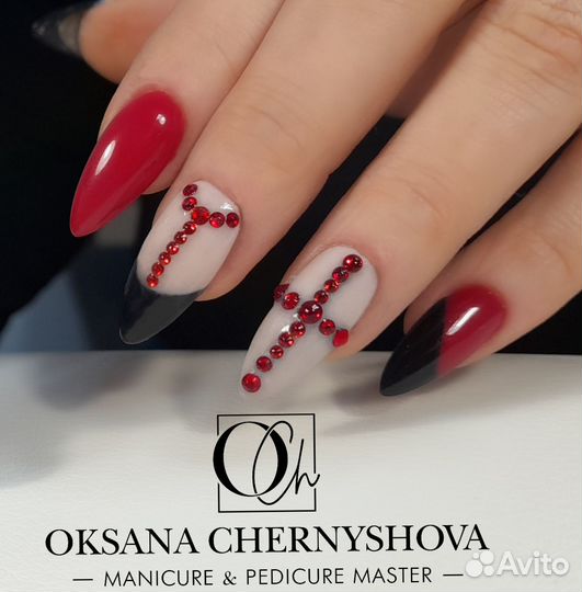 Маникюр титановые ноготочки