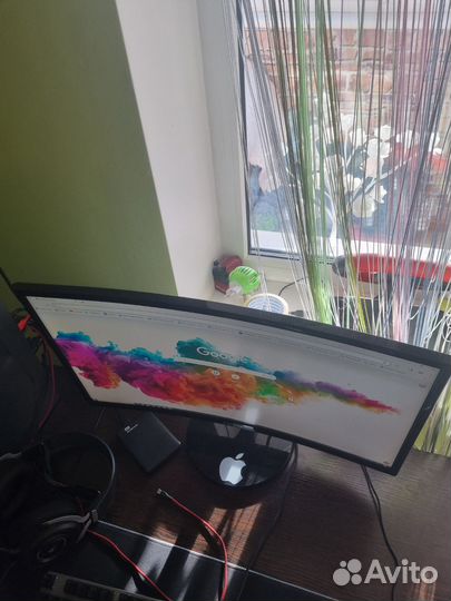 Монитор samsung 24 изогнутый