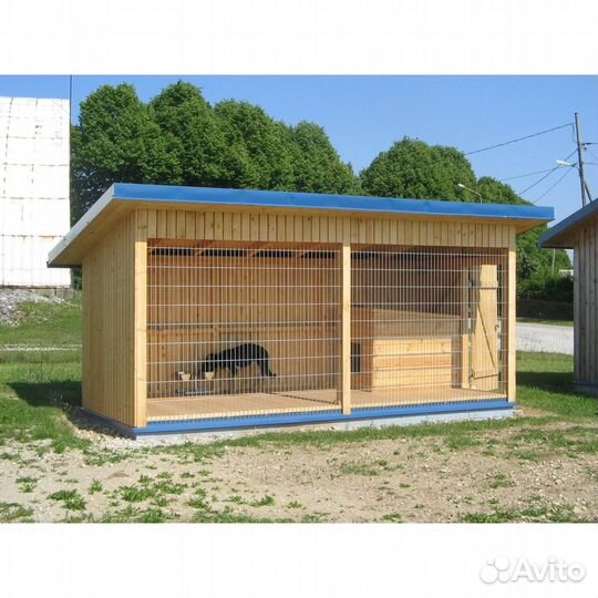 Будка для собаки утепленная вольер