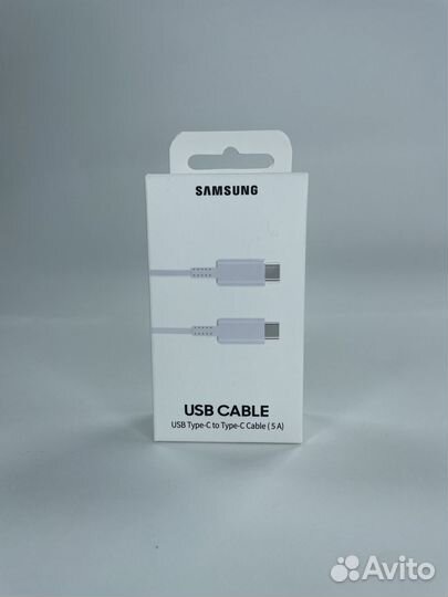Кабель Sumsung Type-C to Type-C 5A 1m