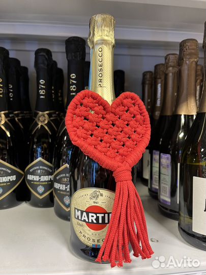 Сердечки плетёные макраме