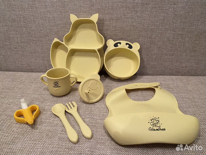 Силиконовая посуда для кормления