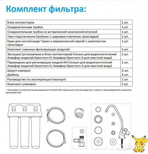 Фильтр для воды Аквафор Кристалл А