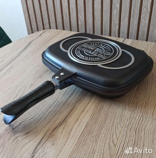 Двухсторонняя сковорода гриль(новая)