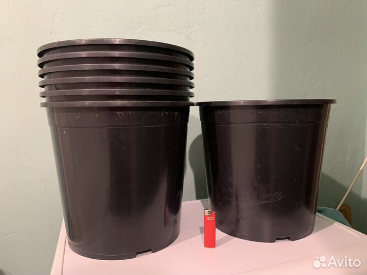 Пластиковый горшок 12 л